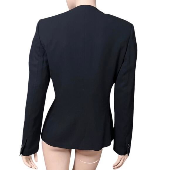 Luciano Barbera Black Jacket for Bergdorf Goodman Sz 42 100% Wool Made in Italy - Picture 6 of 15